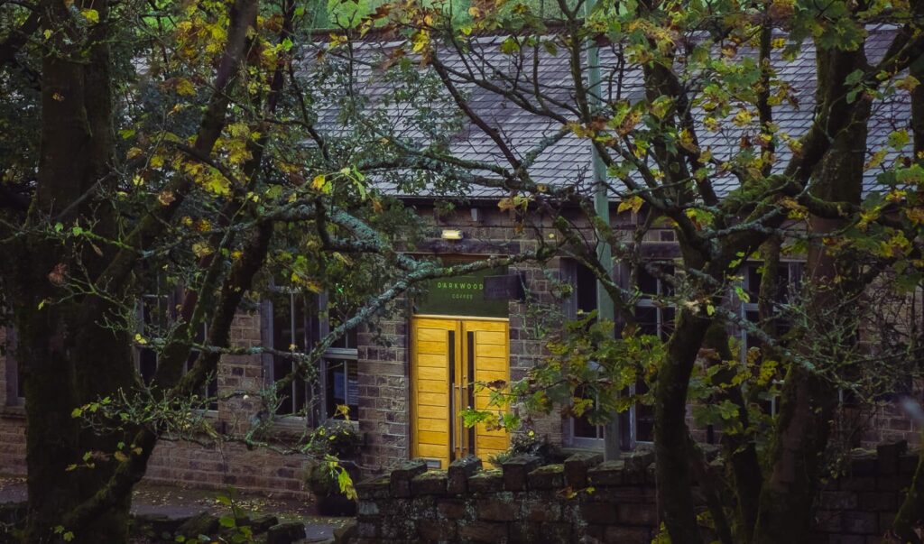 Our home base at Dark Woods Coffee